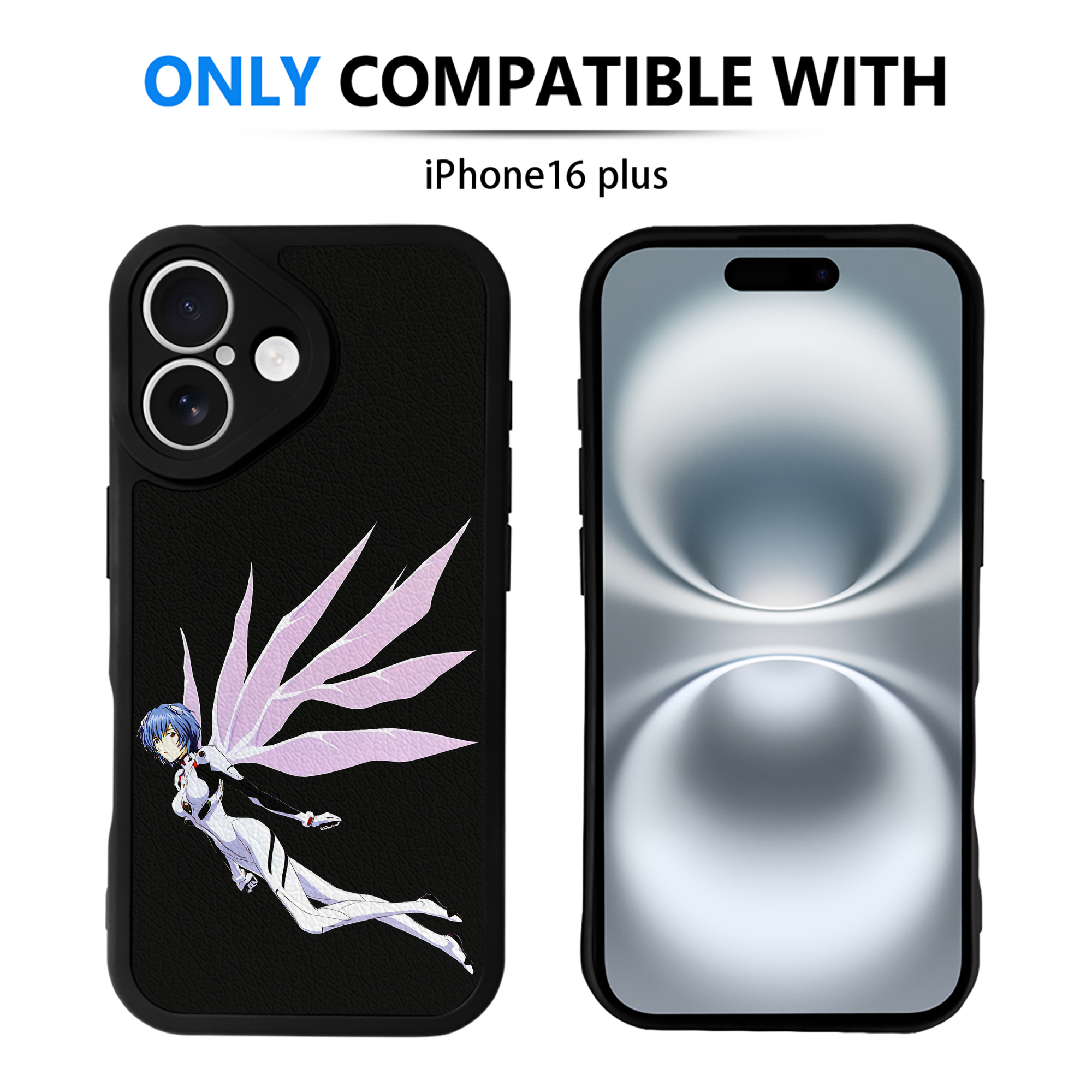 （画像用） EVA 新世紀エヴァンゲリオン 【iPhone 16シリーズ対応】シリコンスマホケース（レザー調） 材質：シリコン